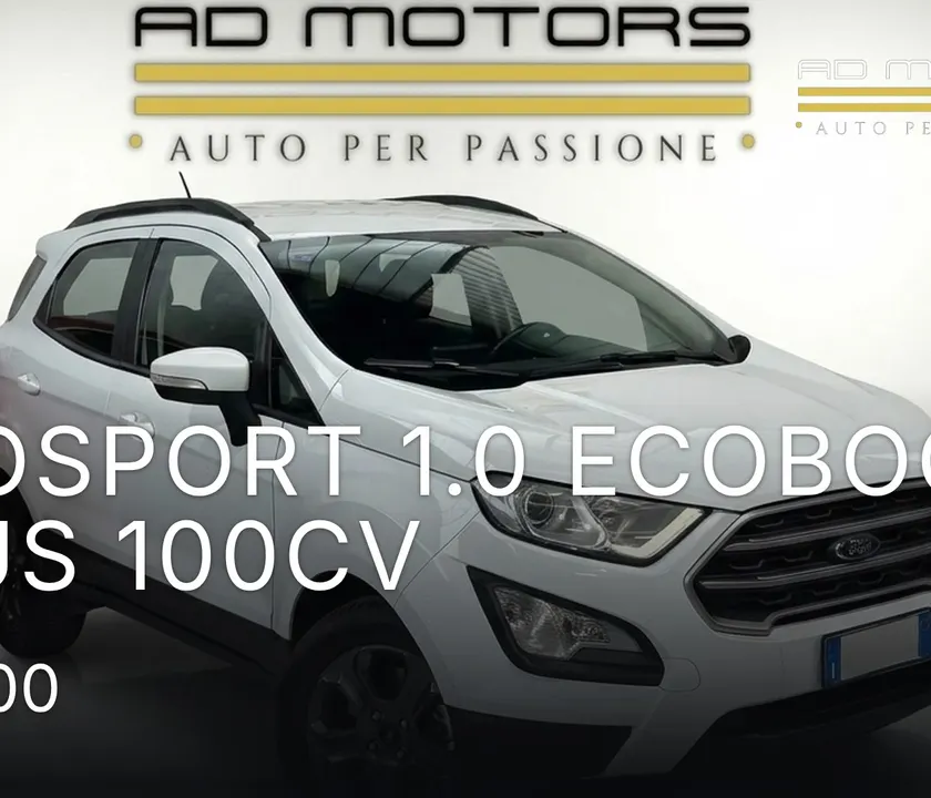 Ford EcoSport 1.0 ecoboost Plus 100cv 2018