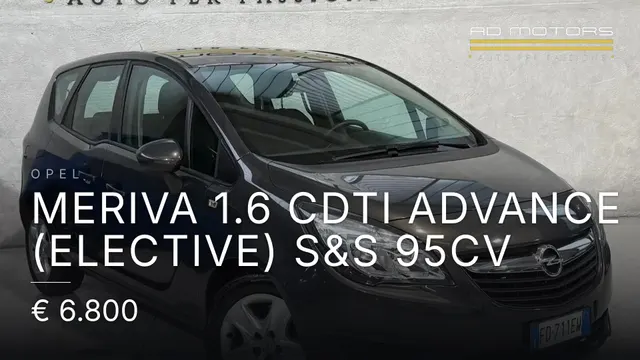 Opel Meriva 1.6 cdti Advance (elective) s&s 95cv 2016
