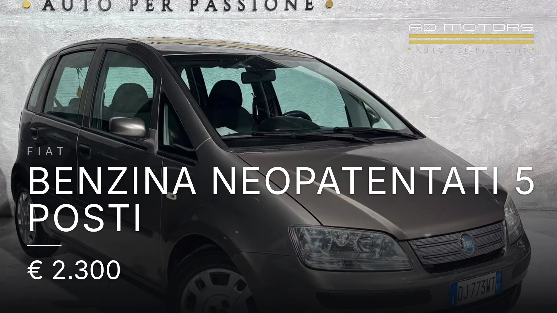 Fiat Benzina Neopatentati 5 Posti 2007