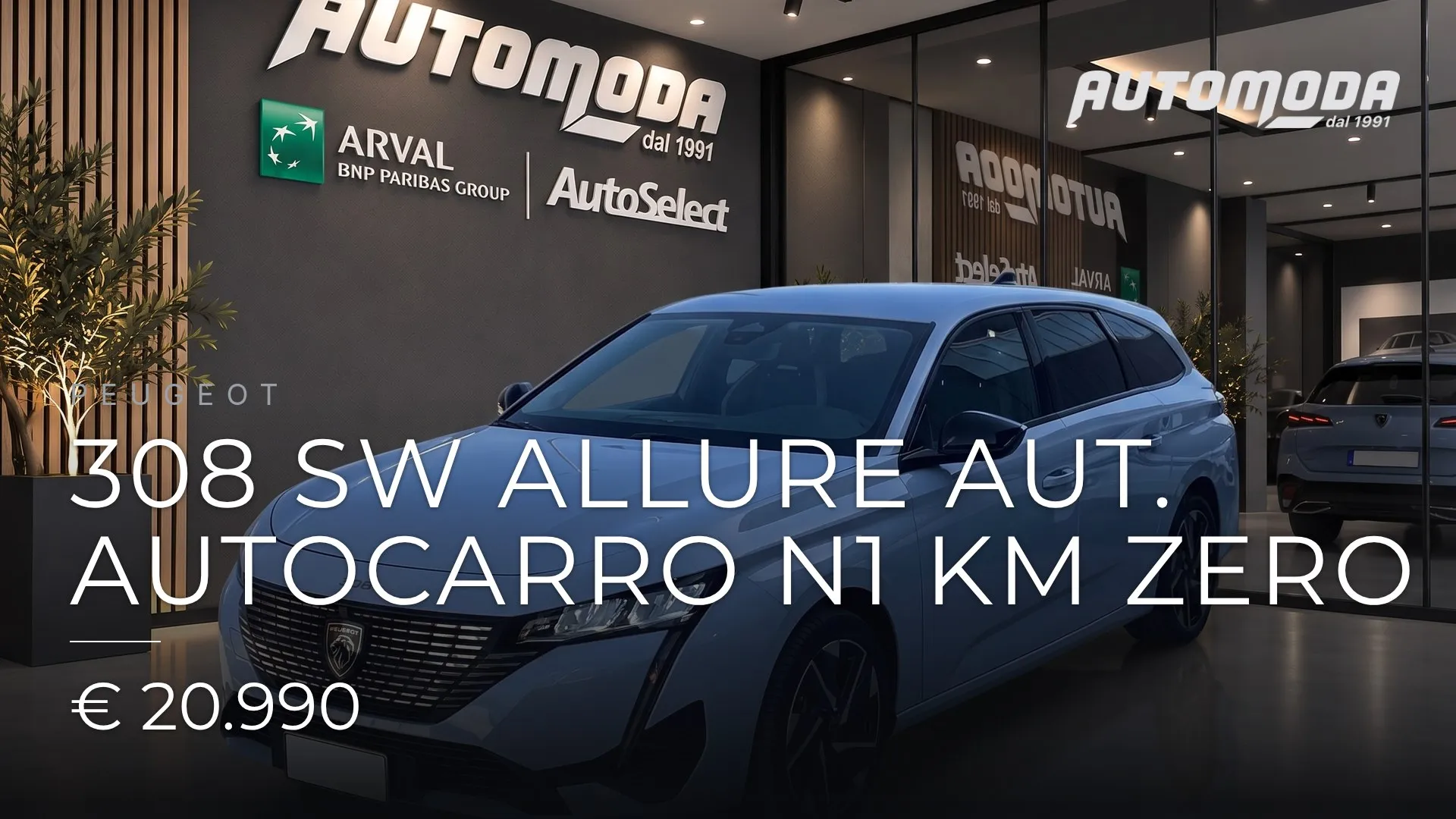 Peugeot 308 SW ALLURE AUT. AUTOCARRO N1 KM ZERO 2024