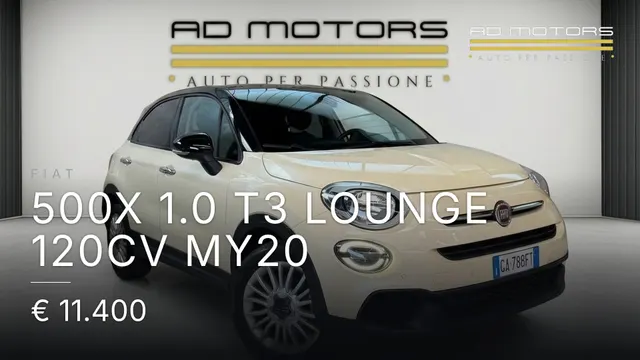 Fiat 500X 1.0 T3 Lounge 120cv my20 2020