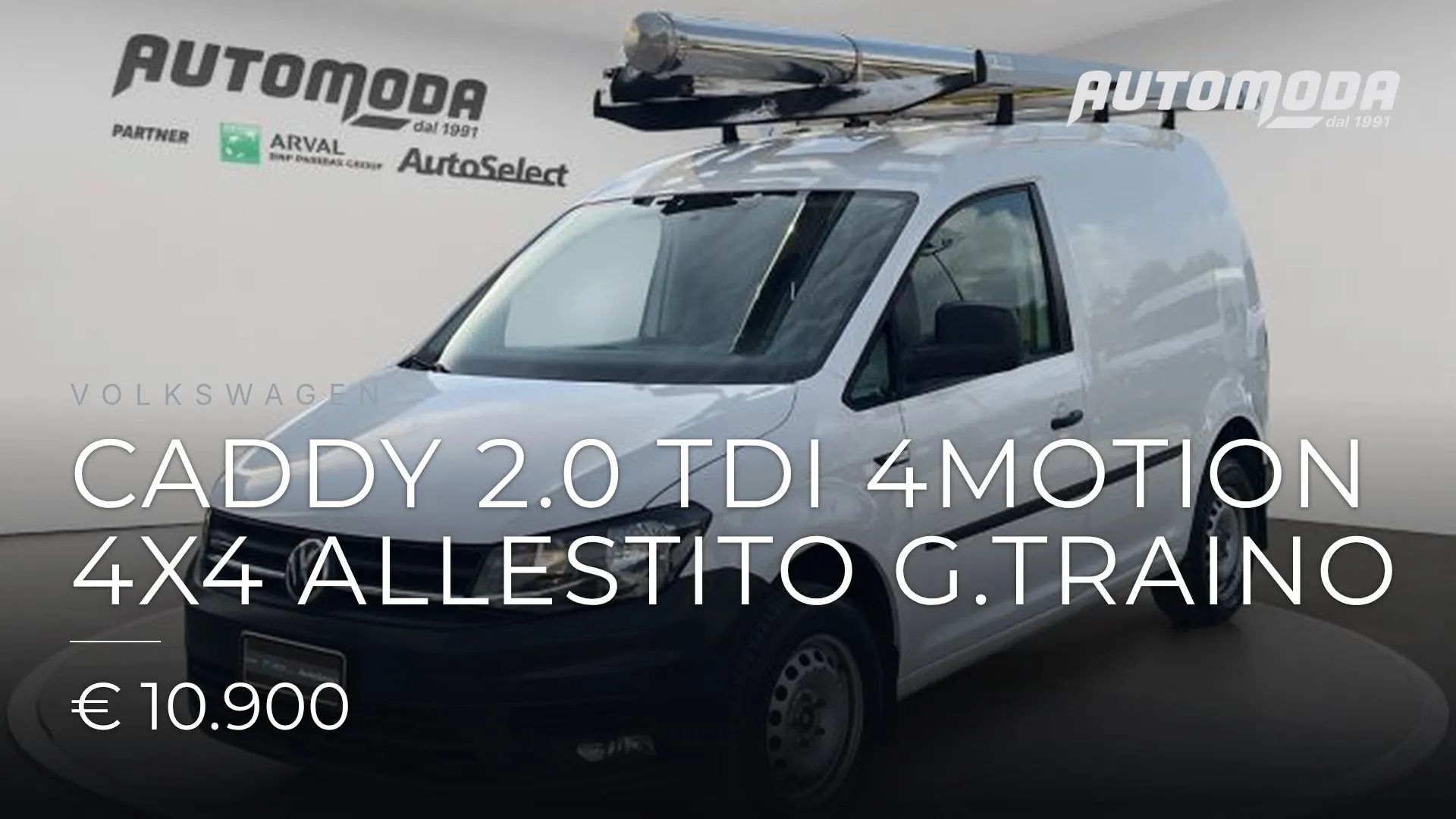 VOLKSWAGEN Caddy 2.0 TDI 4MOTION 4X4 ALLESTITO G.TRAINO 2019