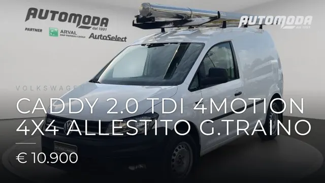 VOLKSWAGEN Caddy 2.0 TDI 4MOTION 4X4 ALLESTITO G.TRAINO 2019