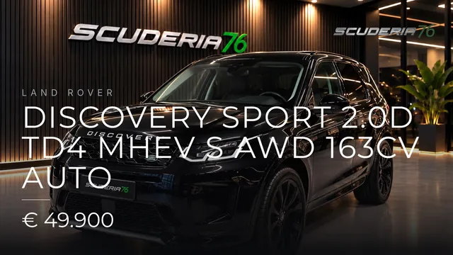 Land Rover Discovery Sport 2.0d td4 mhev S awd 163cv auto 2025
