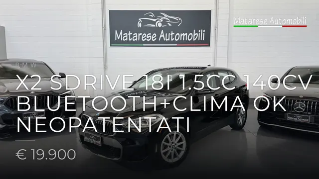 BMW X2 Sdrive 18i 1.5cc 140cv Bluetooth+Clima OK Neopatentati 2019