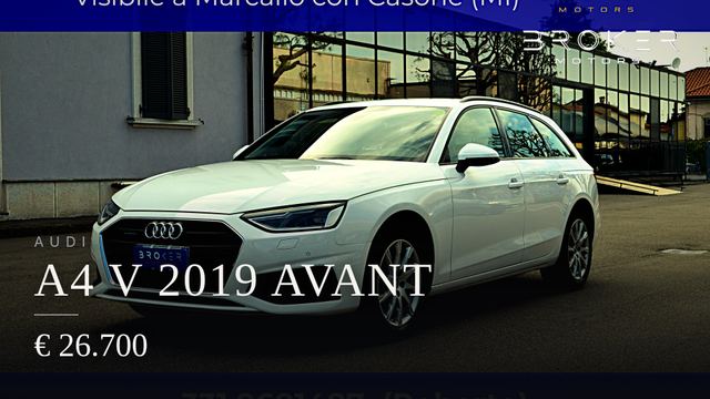 Audi A4 V 2019 Avant 2020
