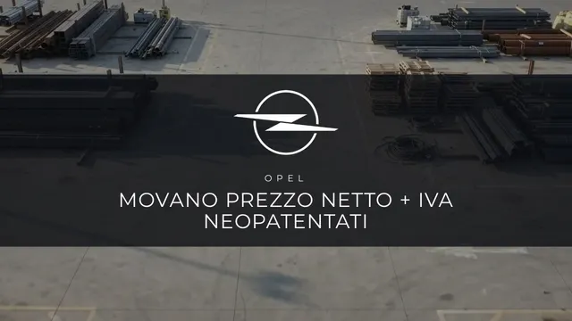 Opel Movano PREZZO NETTO + IVA Neopatentati 2020