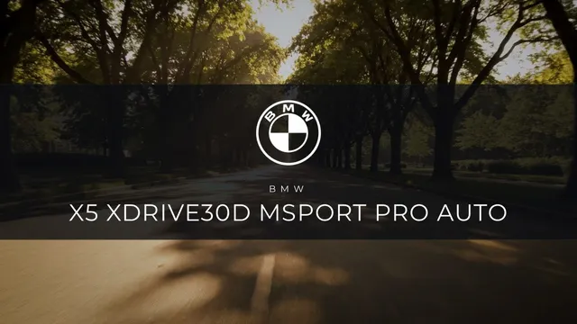 BMW X5 xdrive30d MSport Pro auto 2025