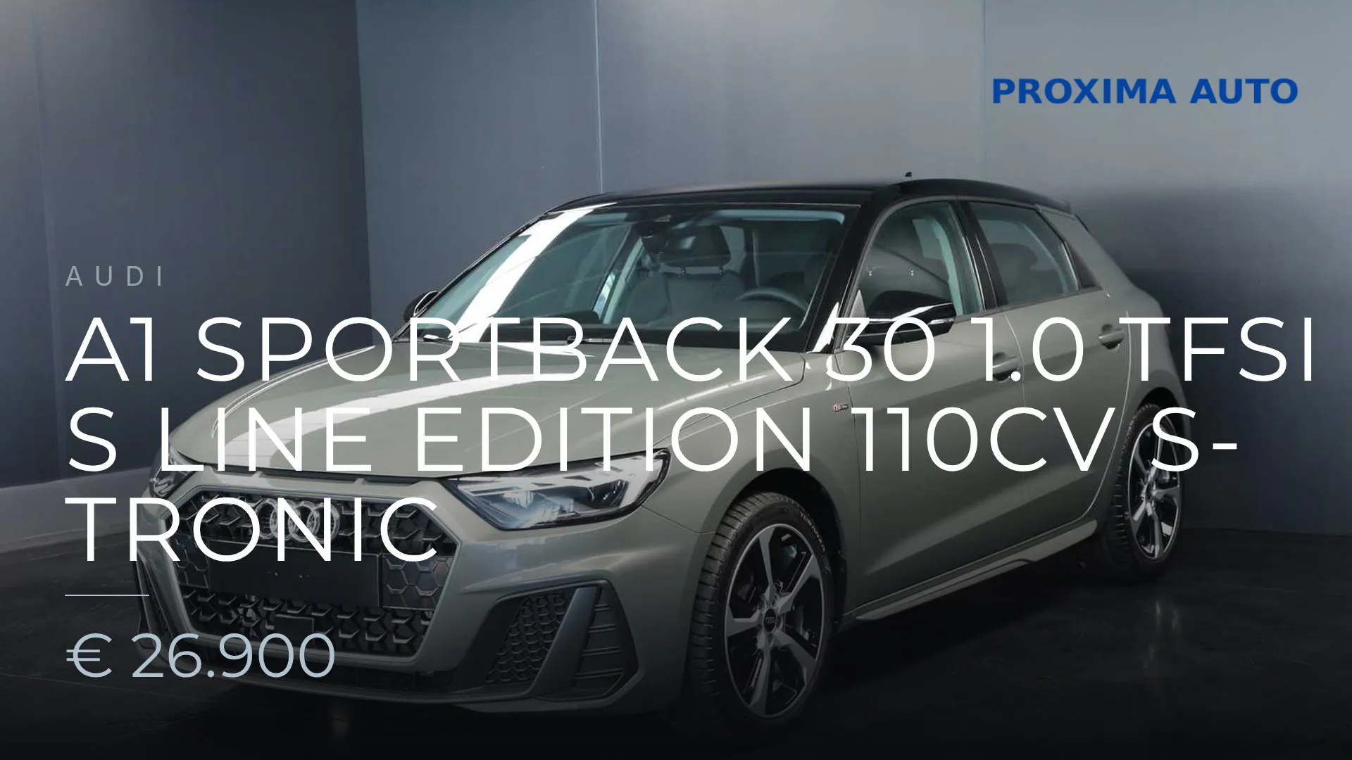 Audi A1 Sportback 30 1.0 tfsi S Line Edition 110cv s-tronic 2026