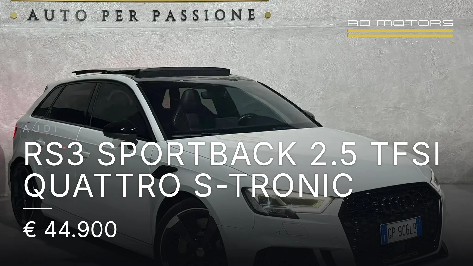 Audi RS3 Sportback 2.5 tfsi quattro s-tronic 2024