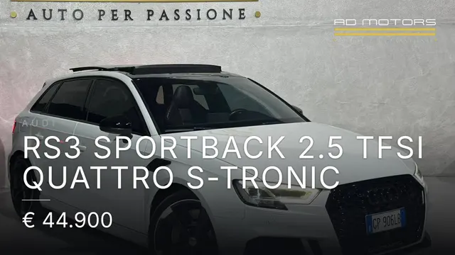 Audi RS3 Sportback 2.5 tfsi quattro s-tronic 2024