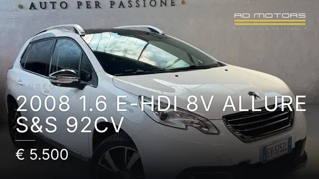 Peugeot 2008 1.6 e-hdi 8v Allure s&s 92cv 2014