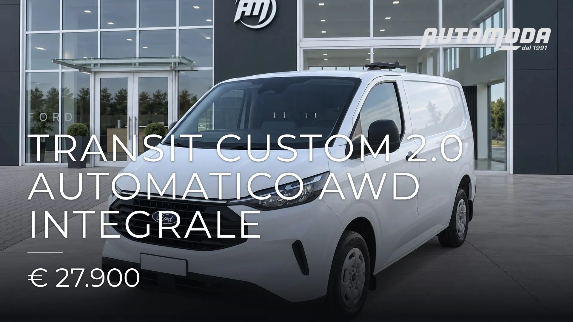 Ford Transit Custom 2.0 AUTOMATICO AWD INTEGRALE 2024