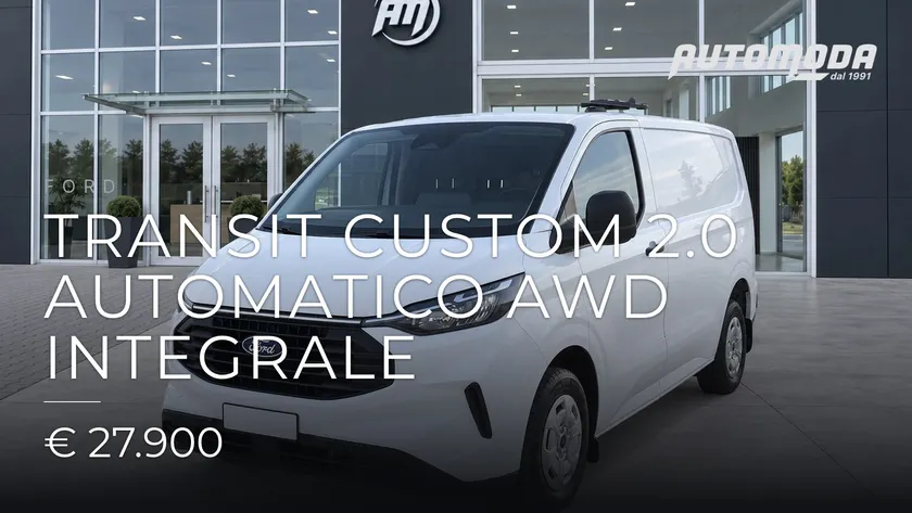 Ford Transit Custom 2.0 AUTOMATICO AWD INTEGRALE 2024