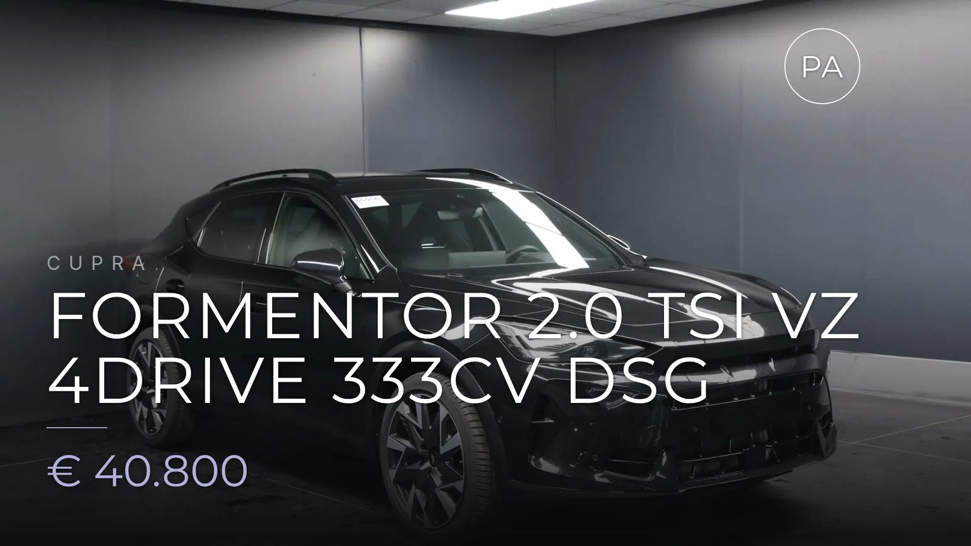 Cupra Formentor 2.0 tsi VZ 4drive 333cv dsg 2025