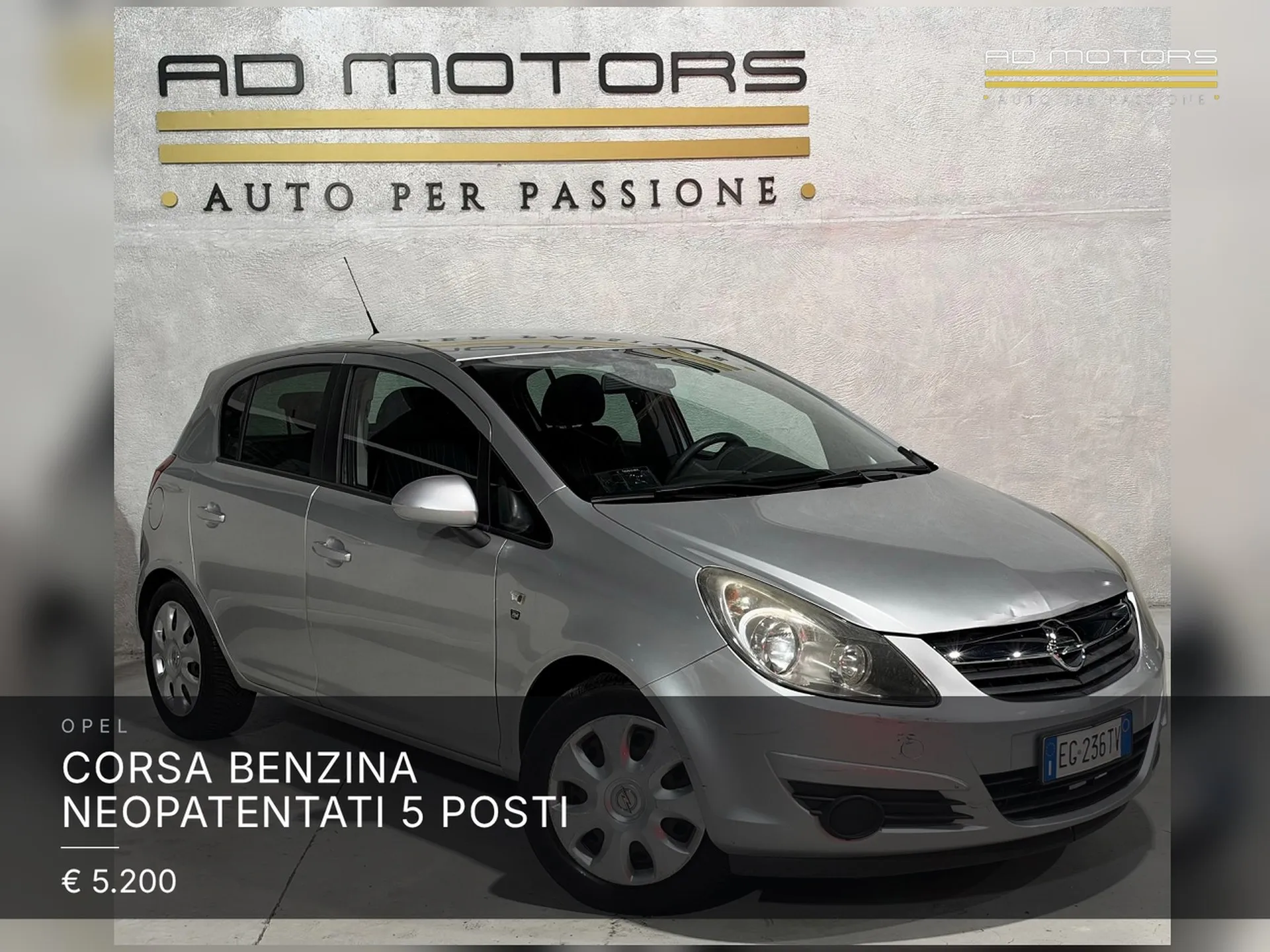 Opel Corsa Benzina Neopatentati 5 posti 2011