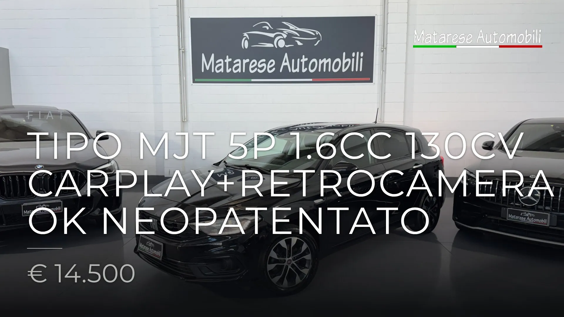 Fiat Tipo mjt 5p 1.6cc 130cv CarPlay+Retrocamera OK Neopatentato 2023