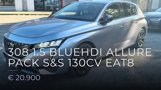 Peugeot 308 1.5 bluehdi Allure Pack s&s 130cv eat8 2023