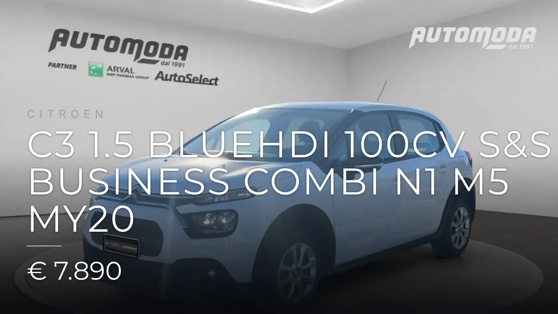 CITROEN C3 1.5 Bluehdi 100cv S&S Business combi N1 M5 my20 2022