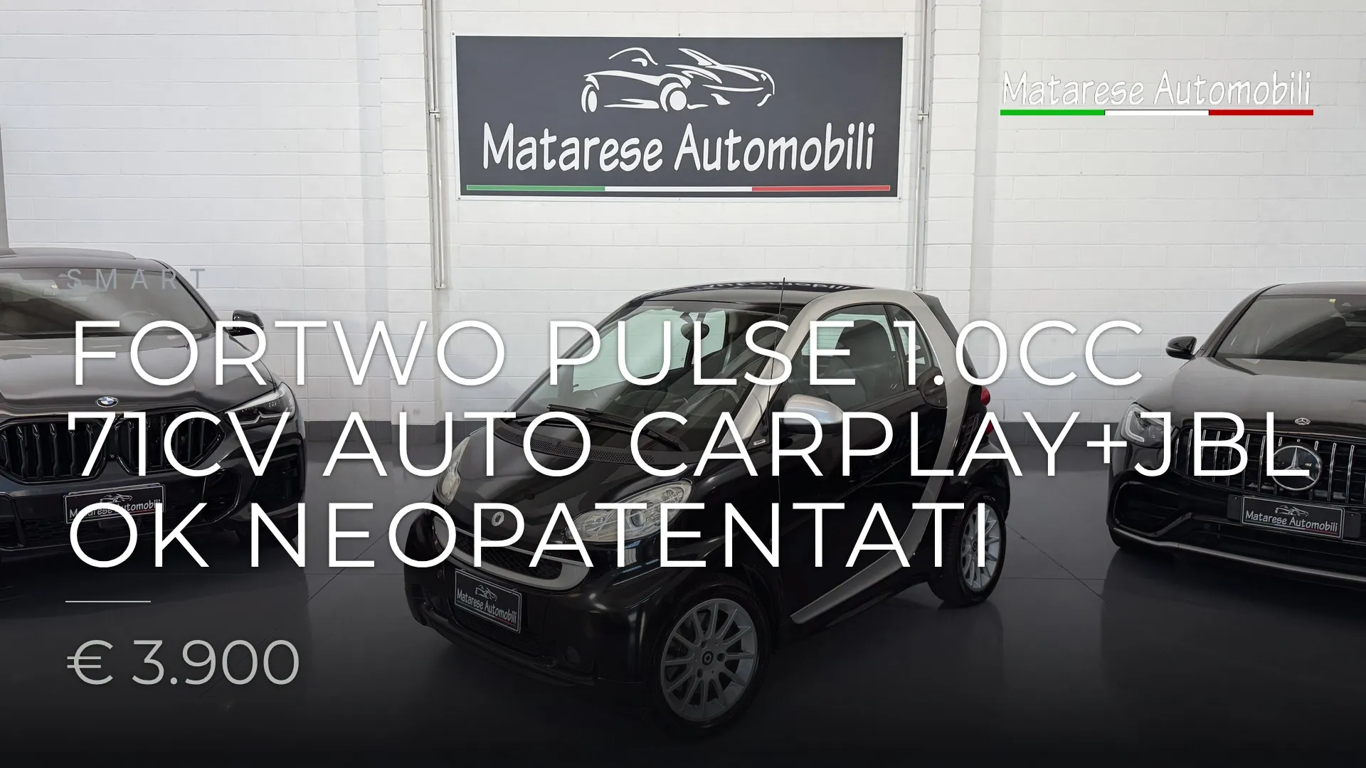 Smart ForTwo Pulse 1.0cc 71cv Auto CarPlay+JBL OK Neopatentati 2008