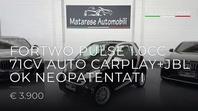 Smart ForTwo Pulse 1.0cc 71cv Auto CarPlay+JBL OK Neopatentati 2008