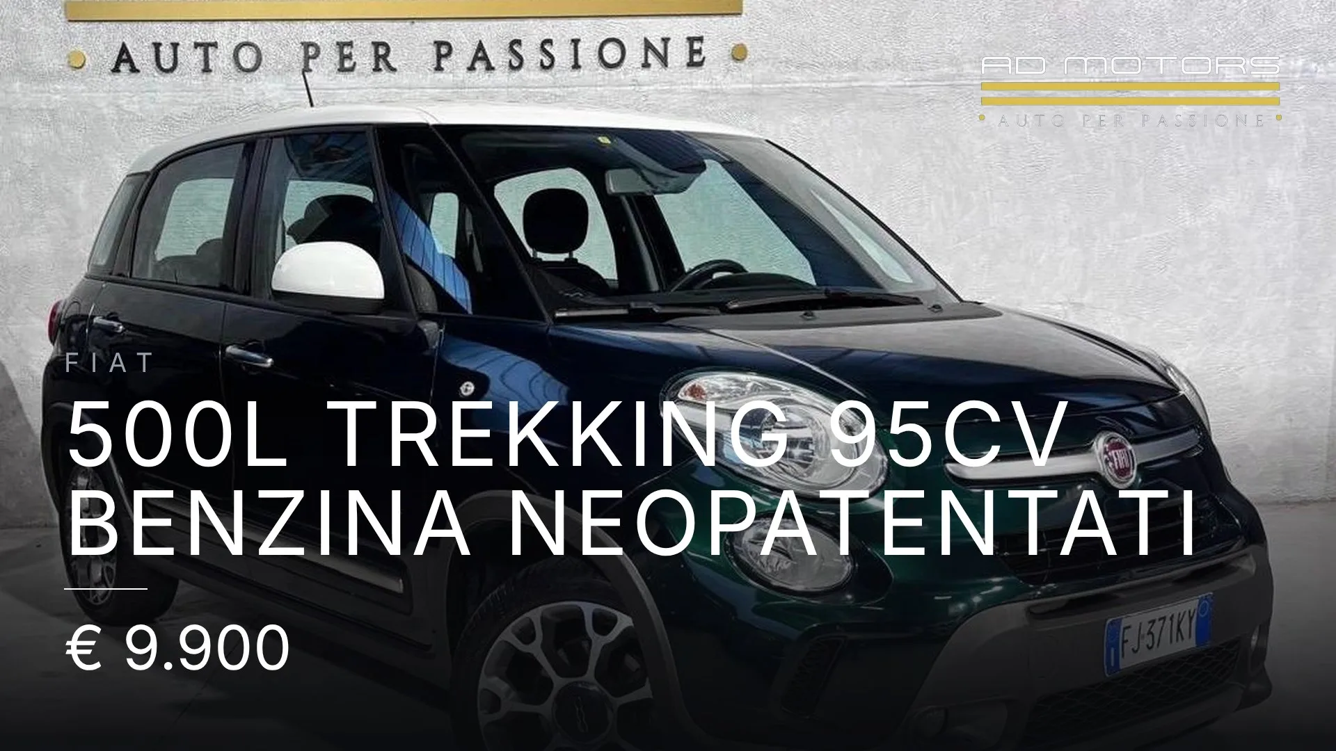 Fiat 500L Trekking 95cv Benzina Neopatentati 2017