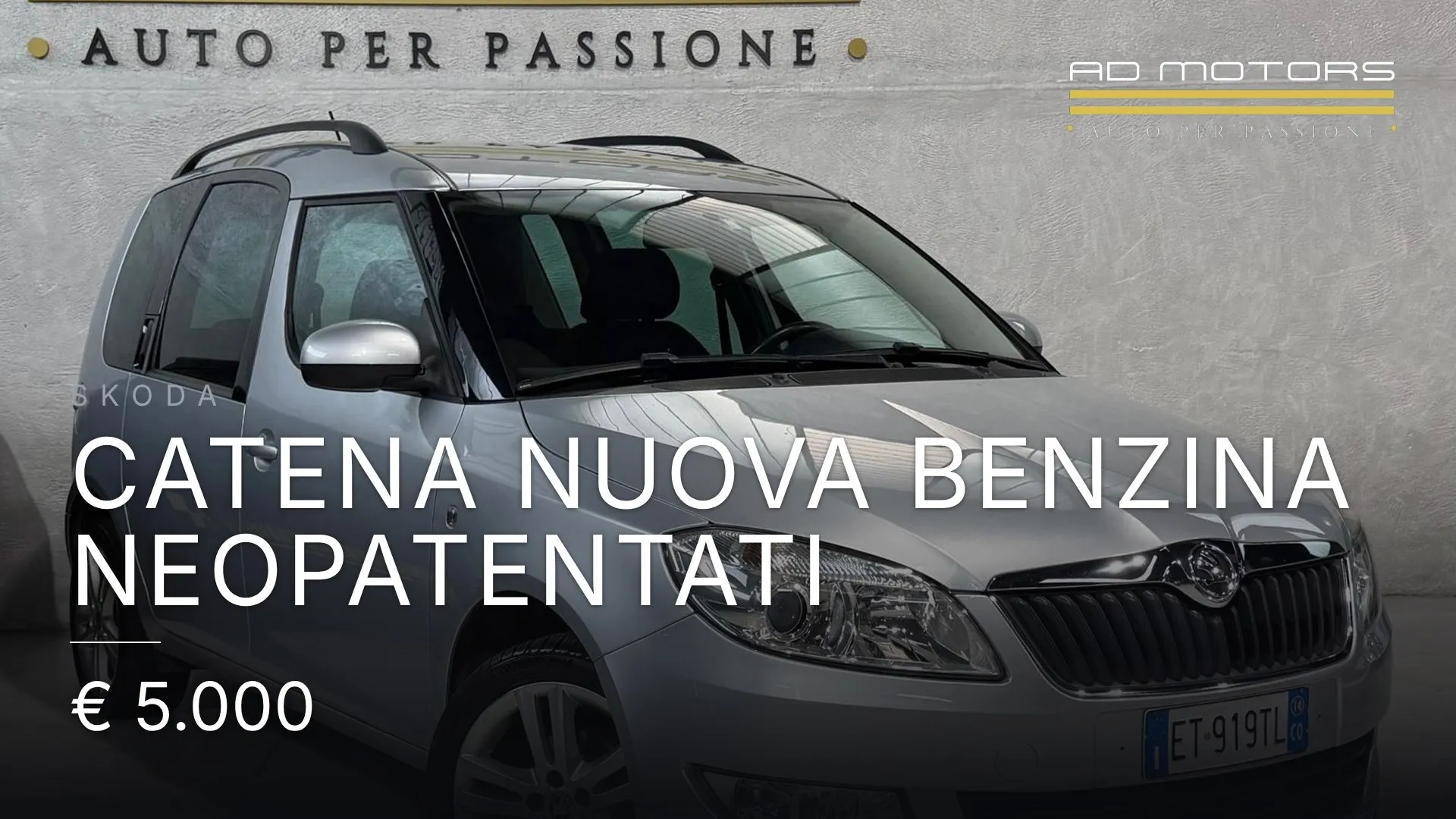 Skoda Catena Nuova Benzina Neopatentati 2014