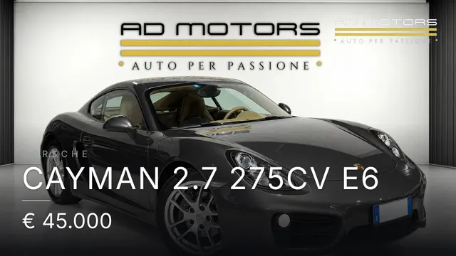 Porsche Cayman 2.7 275cv E6 2014