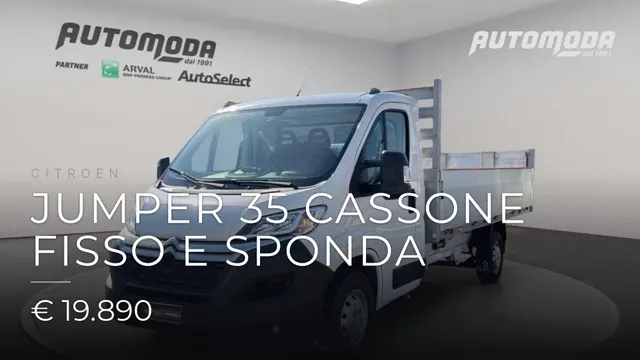 CITROEN Jumper 35 cassone fisso e SPONDA 2020