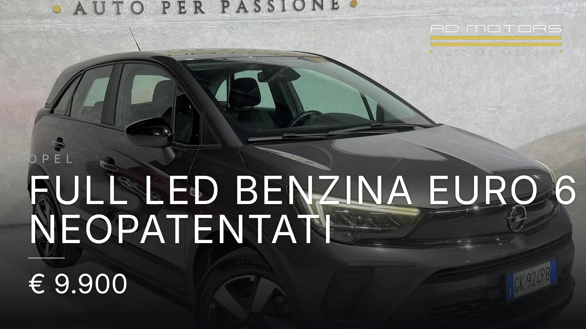 Opel Full Led Benzina Euro 6 Neopatentati 2022