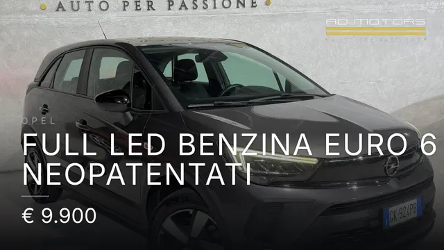 Opel Full Led Benzina Euro 6 Neopatentati 2022