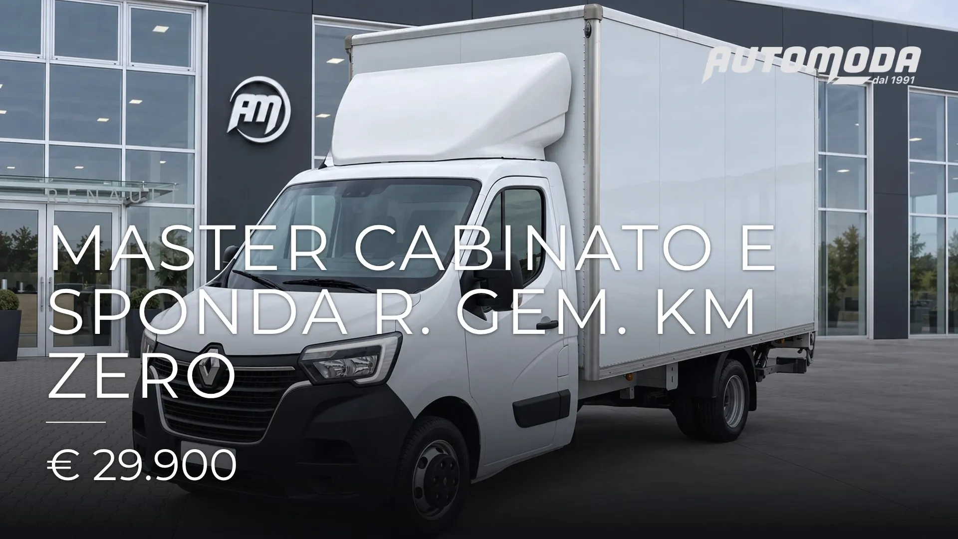 Renault Master CABINATO E SPONDA R. GEM. KM ZERO 2024