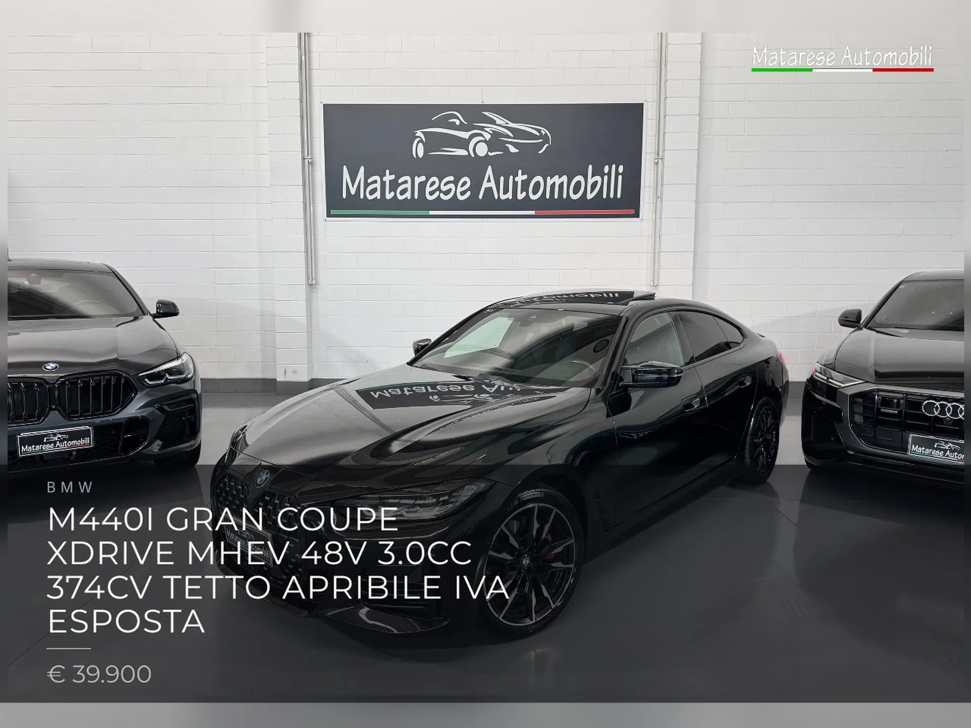 BMW M440i Gran Coupe XDrive mhev 48v 3.0cc 374cv Tetto Apribile IVA ESPOSTA 2022