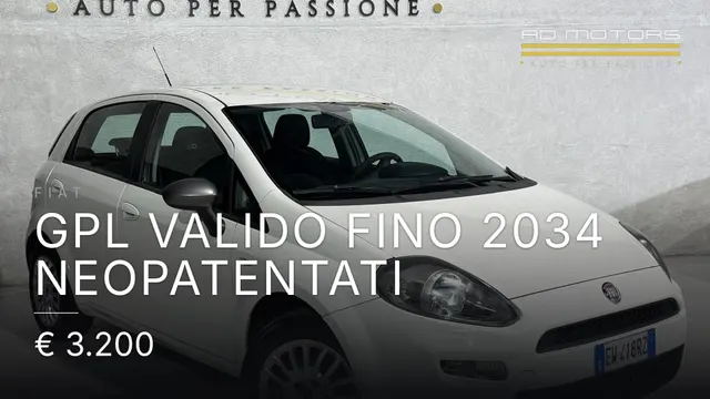 Fiat Gpl valido fino 2034 Neopatentati 2014