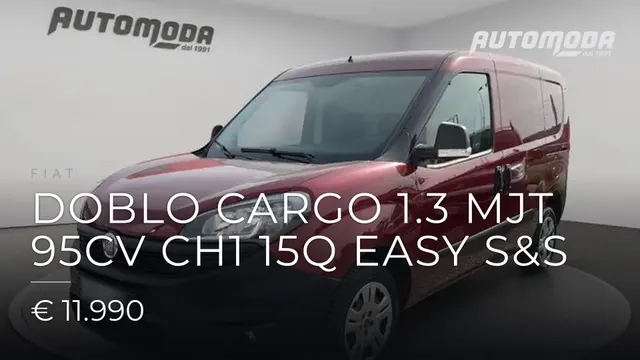 FIAT Doblo cargo 1.3 mjt 95cv CH1 15q Easy S&S 2020