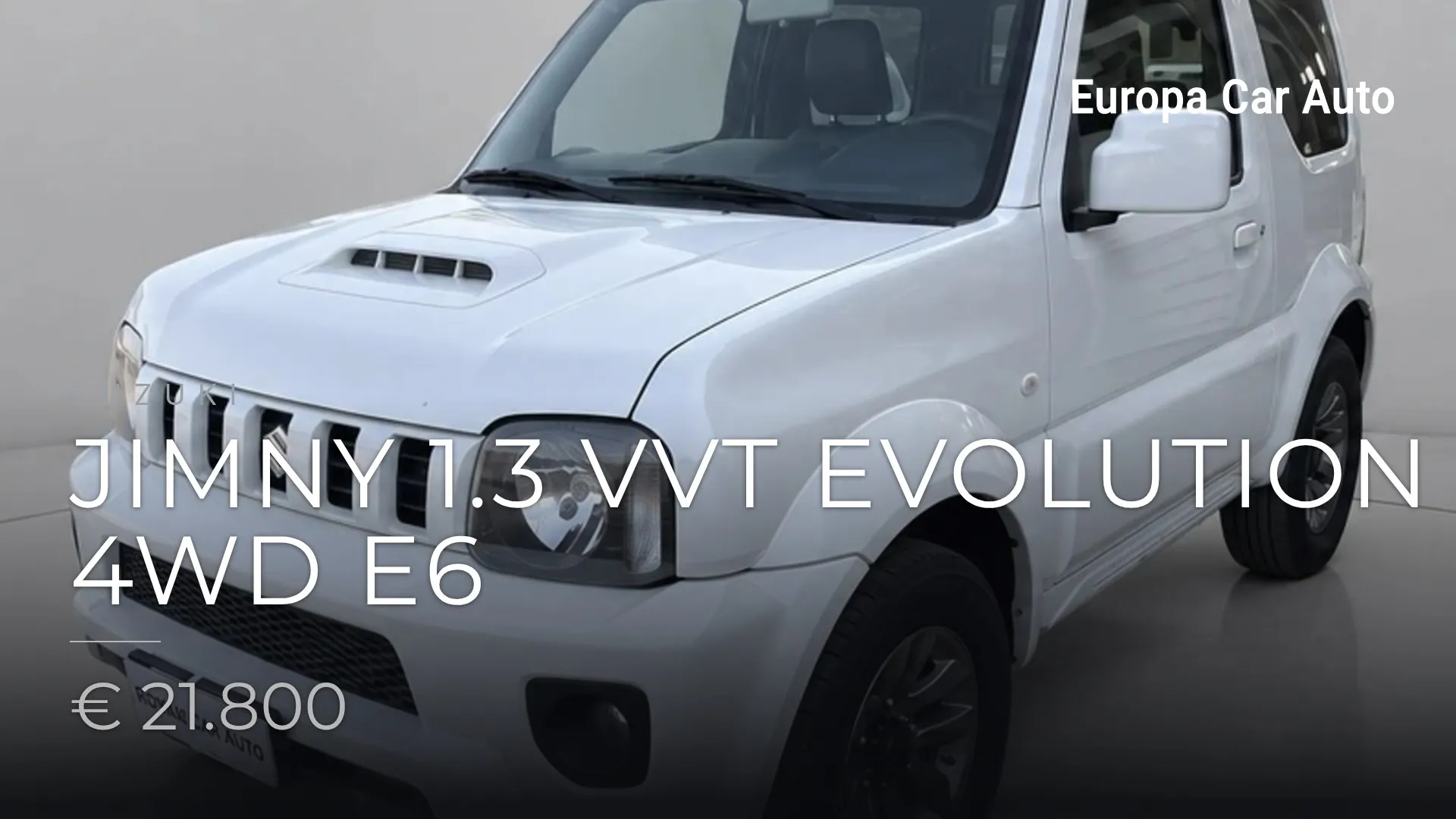Suzuki Jimny 1.3 vvt Evolution 4wd E6 2017