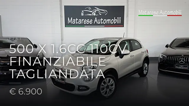 Fiat 500 X 1.6cc 110cv Finanziabile Tagliandata 2015