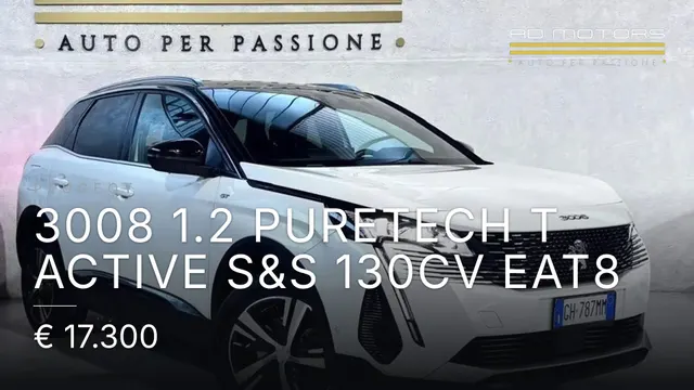 Peugeot 3008 1.2 puretech t Active s&s 130cv eat8 2021