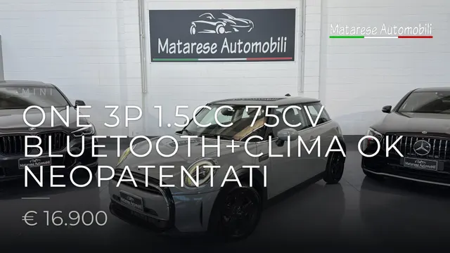 Mini One 3p 1.5cc 75cv Bluetooth+Clima OK Neopatentati 2022