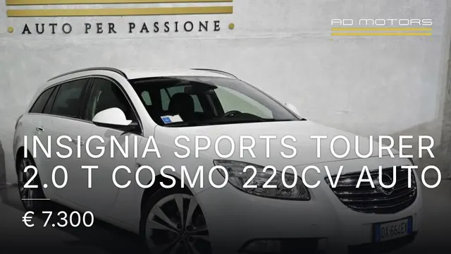 Opel Insignia Sports Tourer 2.0 t Cosmo 220cv auto 2009