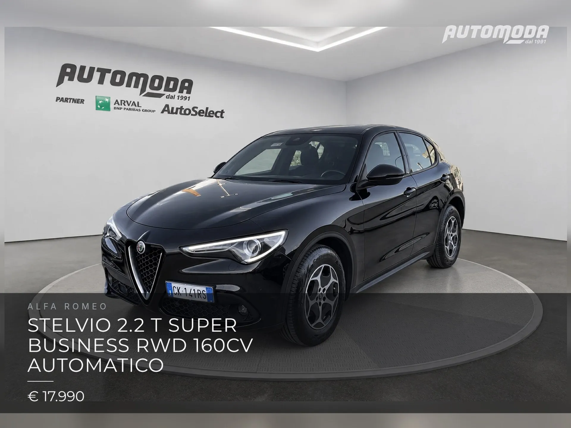 Alfa Romeo Stelvio 2.2 t Super Business rwd 160cv automatico 2022