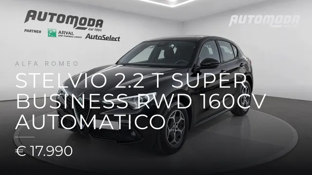 Alfa Romeo Stelvio 2.2 t Super Business rwd 160cv automatico 2022