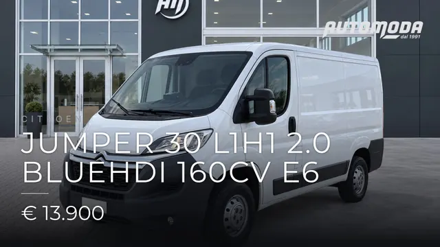 Citroen Jumper 30 L1H1 2.0 bluehdi 160cv E6 2017