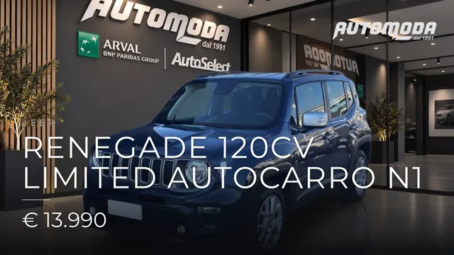 Jeep Renegade 120CV Limited Autocarro N1 2022