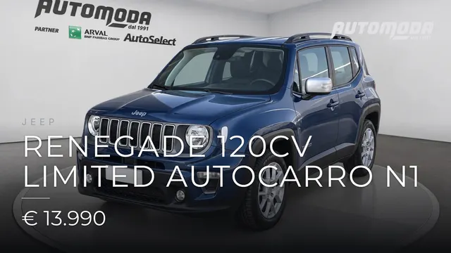 Jeep Renegade 120CV Limited Autocarro N1 2022