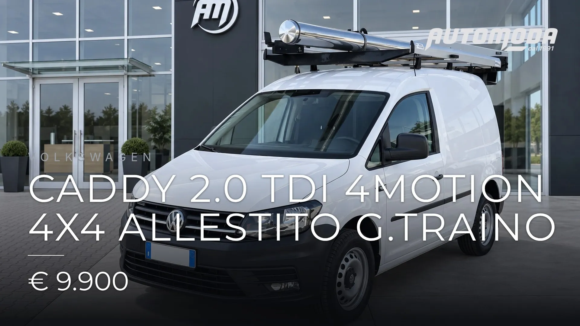 Volkswagen Caddy 2.0 TDI 4MOTION 4X4 ALLESTITO G.TRAINO 2019