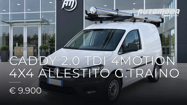 Volkswagen Caddy 2.0 TDI 4MOTION 4X4 ALLESTITO G.TRAINO 2019