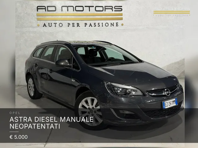 Opel Astra Diesel Manuale Neopatentati 2015
