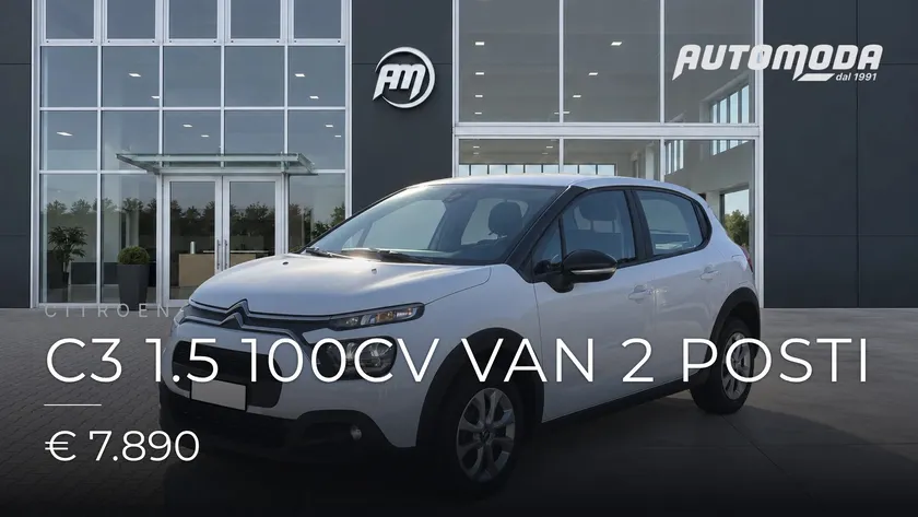 Citroen C3 1.5 100CV Van 2 Posti 2022
