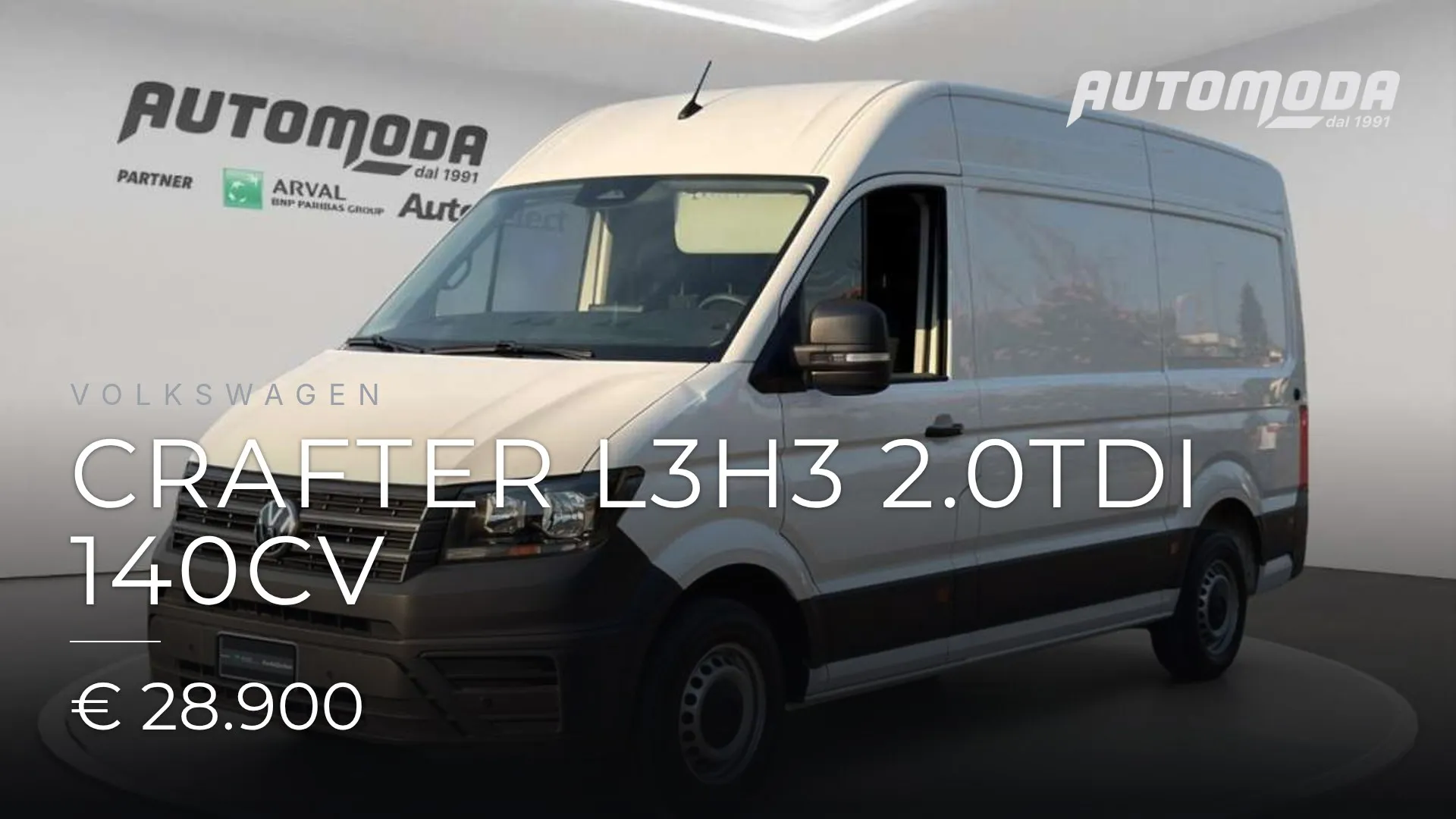 VOLKSWAGEN Crafter L3H3 2.0TDI 140CV 2025
